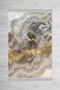 Conceptum Hypnose Koberec Marble 80x120 cm šedý/zlatý