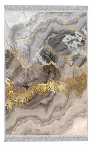 Conceptum Hypnose Koberec Marble 80x200 cm šedý/zlatý