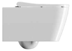 GSI NUBES závesná WC misa, Swirlflush, 35x55 cm, biela ExtraGlaze