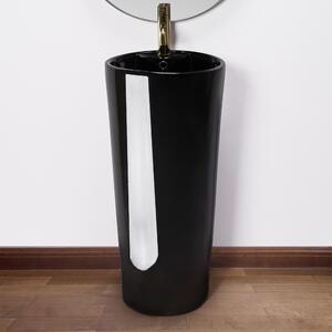 Rea Blanka voľne-stojace umývadlo, 84 x 40 cm, čierna, REA-U6635