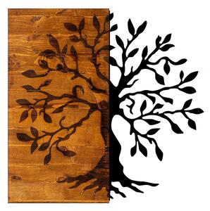 Hanah Home Nástenná dekorácia Agac strom orech/čierna