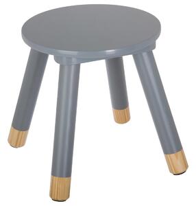 Sivá detská stolička STOOL GREY