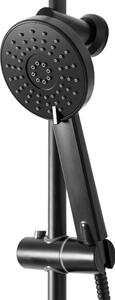Rea Luis, sprchový set s vaňovým výtokom, čierna matná, REA-P7005
