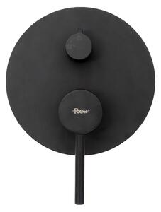 Rea Lungo - Podomietkový sprchový set, čierna, REA-P4100