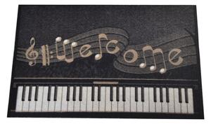 Conceptum Hypnose Rohožka Piano 40 x 60 cm čierna/biela