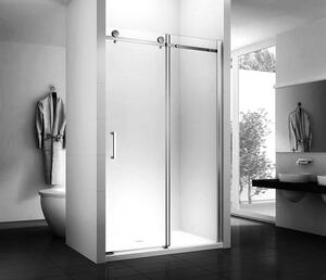 Rea - Sprchové dvere Nixon-2 - chróm/transparentné - 140x190 cm L