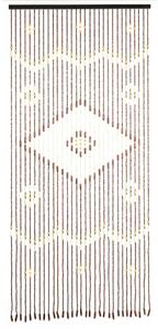 Bambusový záves do dverí v prírodnej farbe 90x200 cm Rhombus – Maximex