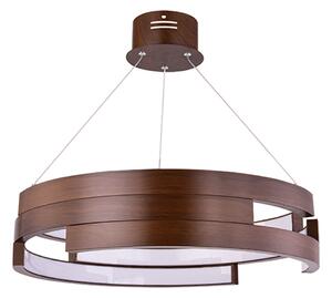 Zambelis 17002 závesné LED svietidlo hnedé, 90W, 3000K, 55cm