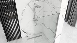 Rea AERO N 120, sprchová zástena WALK IN, 1-krídlová, 120 x 195 cm, lesklý chróm, transparentná, REA-K7550