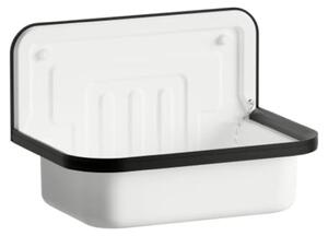 Umyvadlo s odtokom, CONTRA 505, 505×330×360 mm, so zadnou stenou, biele, 1 ks