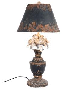 Lampa do obývačky retro vintage patina FLOWERS Ø36*73