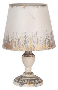 Vintage lampa white & beige patina kov Ø32*47