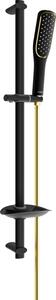 Mexen sprchový set DB49, čierna/zlatá, 785494584-57