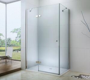 Mexen Roma, sprchovací kút 70 (dvere) x 50 (stena) cm, 6mm číre sklo, chrómový profil, 854-070-050-01-00