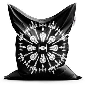Sablio Sedací vak Star Wars Vesmírne lode - 150x100 cm