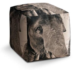 Sablio Taburet Slon - 40x40x40 cm