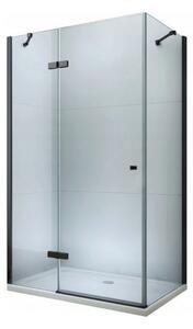 Mexen ROMA sprchovací kút 100x50cm, 6mm sklo, čierny profil-číre sklo, 854-100-050-70-00