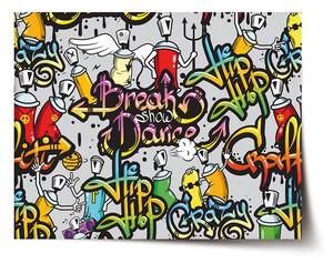 Sablio Plagát Graffity - 60x40 cm