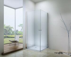 Mexen PRETORIA DUO sprchovací kút 85x90cm, 6mm sklo, chrómový profil-číre sklo, 852-085-090-02-00