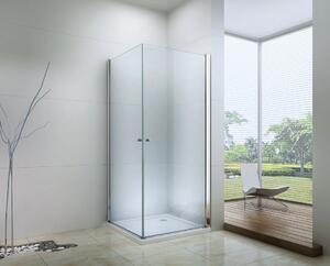 Mexen PRETORIA DUO sprchovací kút 60x60cm, 6mm sklo, chrómový profil-číre sklo, 852-060-060-02-00