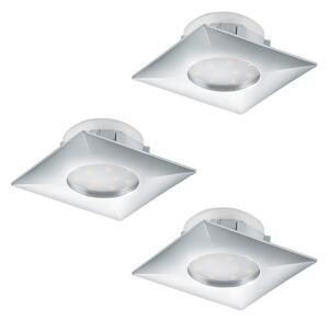 Eglo 95802 - SADA 3 ks LED podhľadových svietidiel PINEDA LED/6W/230V