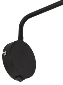 Nástenná lampička TINA 1xGU10/15W/230V čierna/zlatá