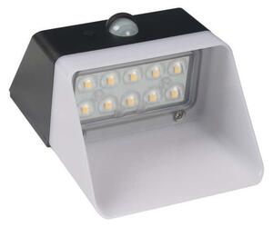 LED solárne nástenné svietidlo so senzorom LED/2W/3,7V 4000K IP65 1200 mAh