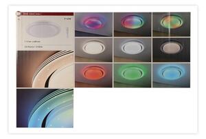 Paulmann 70547 - LED RGBW/38,5W Stmievateľné stropné svietidlo RAINBOW 230V + DO