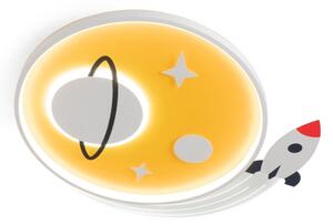 Brilagi -LED Detské stropné svietidlo STARSHIP LED/64W/230V 3000/4500/6000K žltá