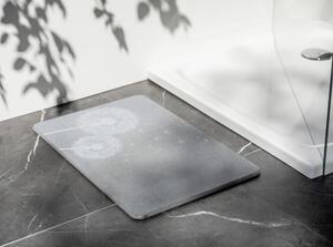 Sivá kúpeľňová predložka z kremeliny 39x60 cm Astera – Wenko