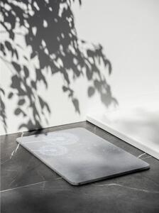 Sivá kúpeľňová predložka z kremeliny 39x60 cm Astera – Wenko
