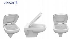 Cersanit COLOUR WC sedátko duroplast / antibakteriálne, biela, K98-0092