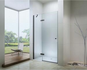 Mexen ROMA sprchové otváracie dvere 70 cm, čierna-transparetná, 854-070-000-70-00