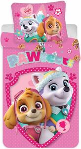 Obliečky do detskej postieľky Paw Patrol - Labková patrola - motív PAWfect - 100% bavlna - 40 x 60 cm + 100 x 135 cm