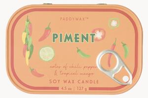 Vonná sviečka v plechovej dóze's potlačou Piment (Chilli, Mango)