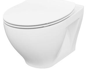 Cersanit Moduo CleanOn, set 934 závesná wc misa + toaletné sedátko, K701-147