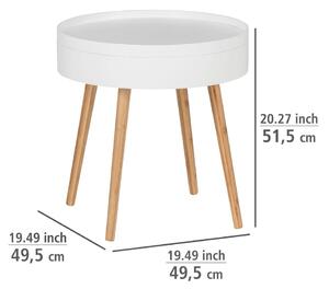 Okrúhly odkladací stolík ø 49,5 cm Finja – Wenko