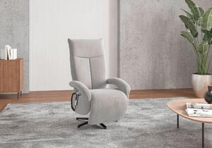 KRESLO, textil, strieborná Sit & More - Online Only obývacie izby, Online Only