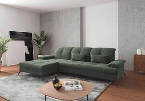 ROHOVÁ SEDAČKA, textil, zelená Sit & More - Sedačky, Online Only