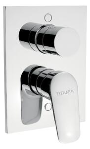 Novaservis Vaňová sprchová podomietková s prepínačom Titania Pure chróm