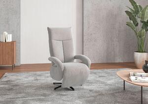KRESLO, textil, strieborná Sit & More - Online Only obývacie izby, Online Only