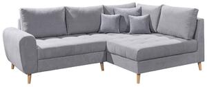 ROHOVÁ SEDACIA SÚPRAVA, textil, kompozitné drevo, svetlosivá MID.YOU - Sedačky, Online Only