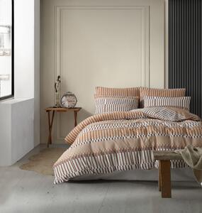 Obliečky bavlnené Miranda Brown 200x140cm+90x70cm TiaHome