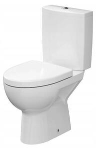 Cersanit PARVA - WC kombi + antibakteriálne sedátko s funkciou pomalého zatvárania, vertikálny odpad, K27-004