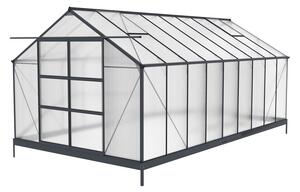 Hliníkový skleník Azalia 2,5 x 5,5 m CoverTech antracit