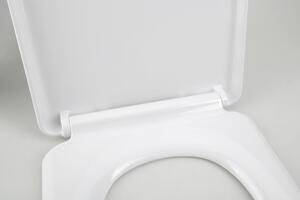 Sapho, LENA WC sedátko, Soft Close, antibakteriálne, biela, 1703-113
