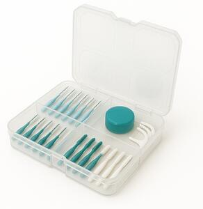 Triediaci organizér, úložný box na drobnosti, 4 priehradky SQR box, 16x14x5