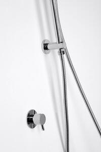 Sapho, Posuvný držiak sprchy, vývod vody, 720mm, chróm, 1202-08