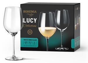 BOHEMIA PRESTIGE LUCY POHÁR NA BIELE VÍNO 480ML SADA 6KS