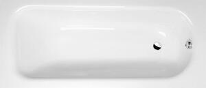 Polysan LAURA obdĺžniková vaňa 160x70x39cm, biela